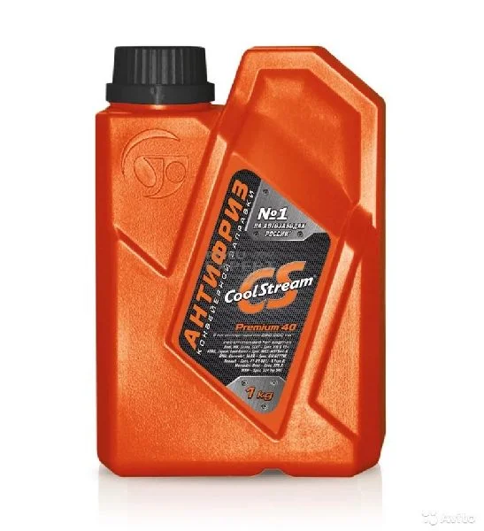 Антифриз CoolStream Premium, G12+ оранжевый, 1 л